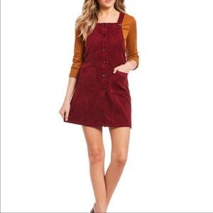 Corduroy Overall Dress - Size S